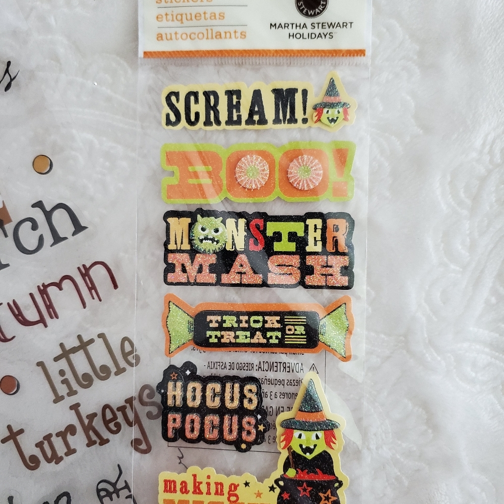 Autumn/Halloween Scrapbooking Stickers - Picture 3 of 3